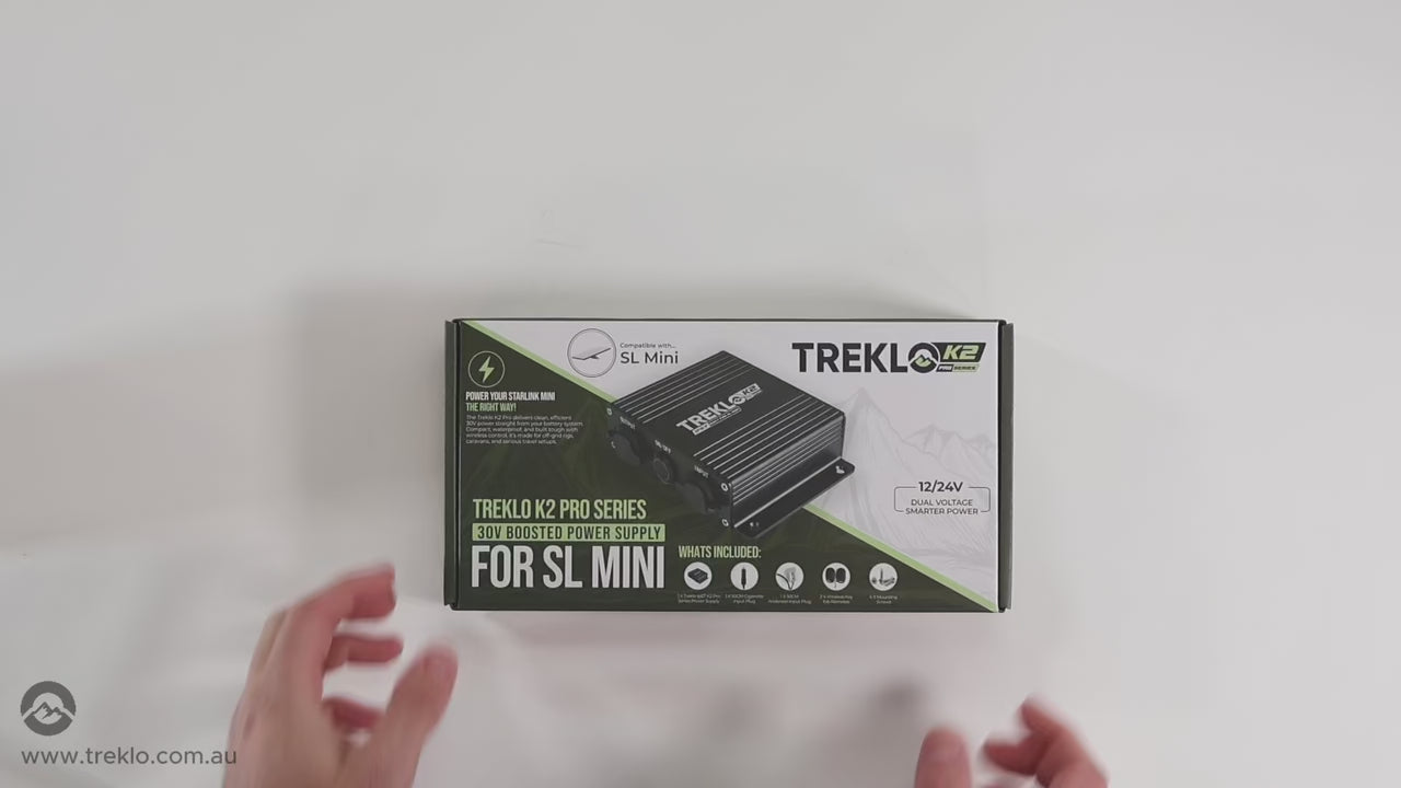 Marine Starlink Mini power converter with convenient remote control