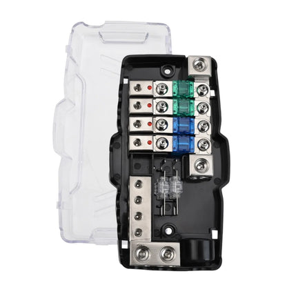 quad channel midi fuse block with built in led indicators