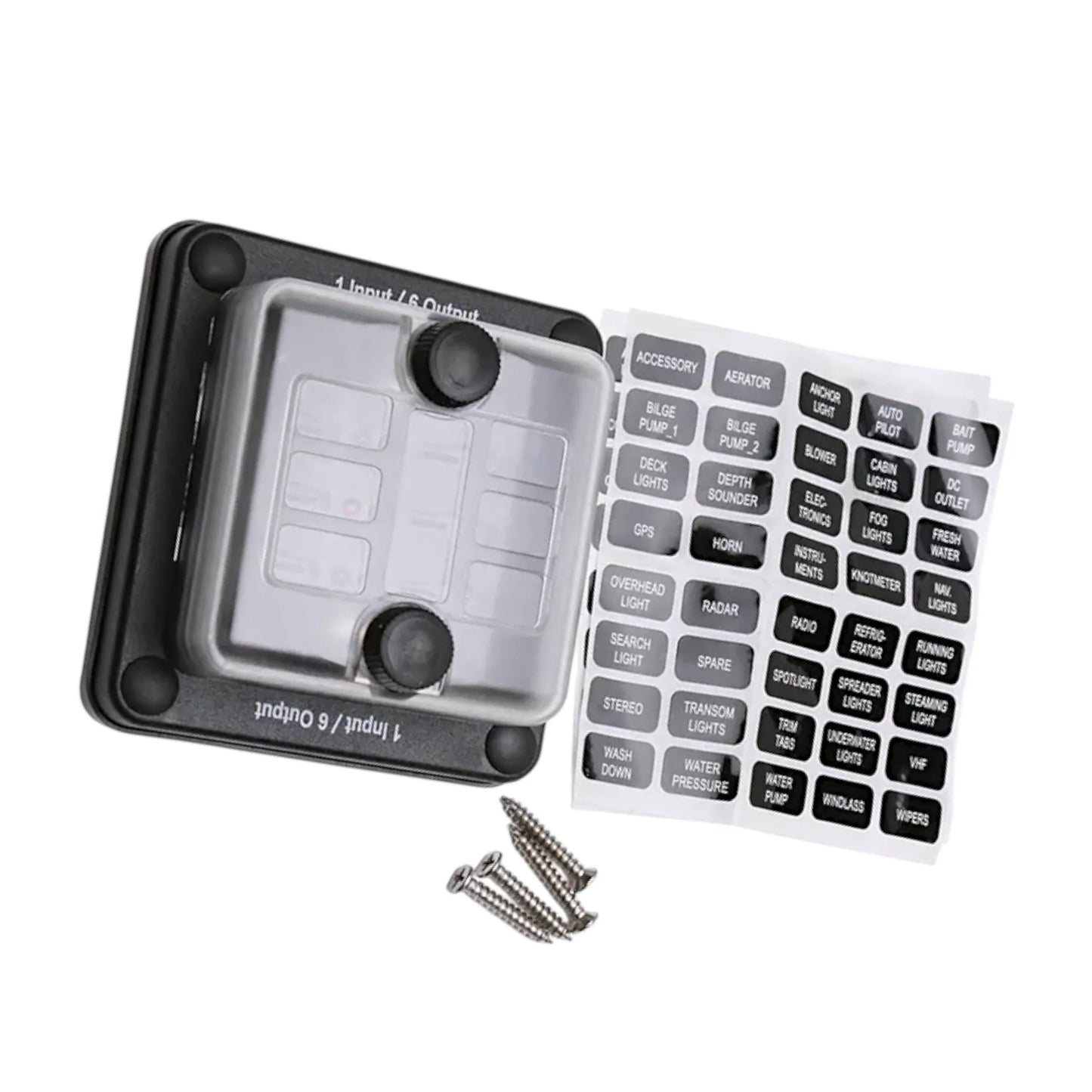 rear wiring fuse block with led indicators for 12v systems