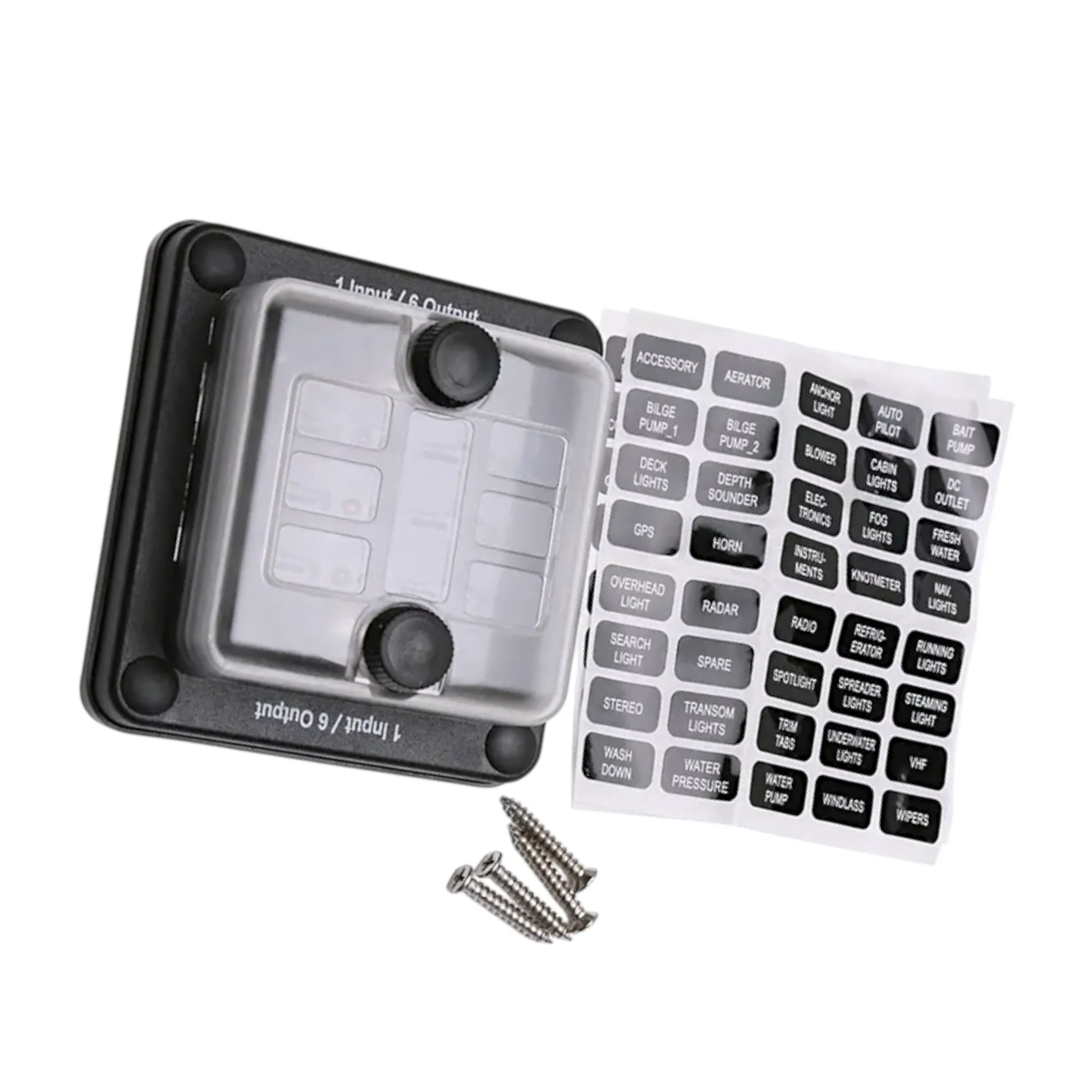 rear wiring fuse block with led indicators for 12v systems