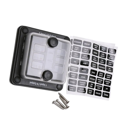 rear wiring fuse block with led indicators for 12v systems