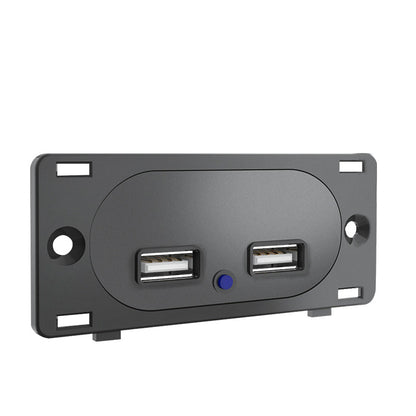 reliable recessed dual usb a charger for van conversions