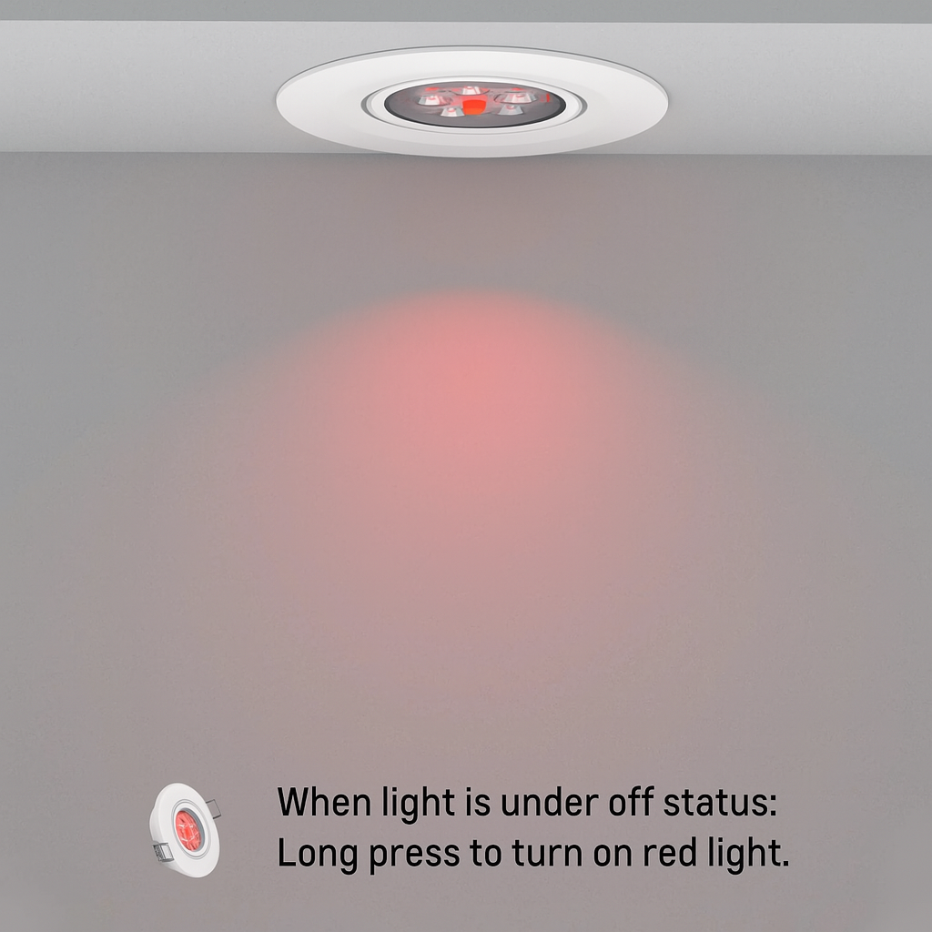 pair of white swivel downlights in neutral view