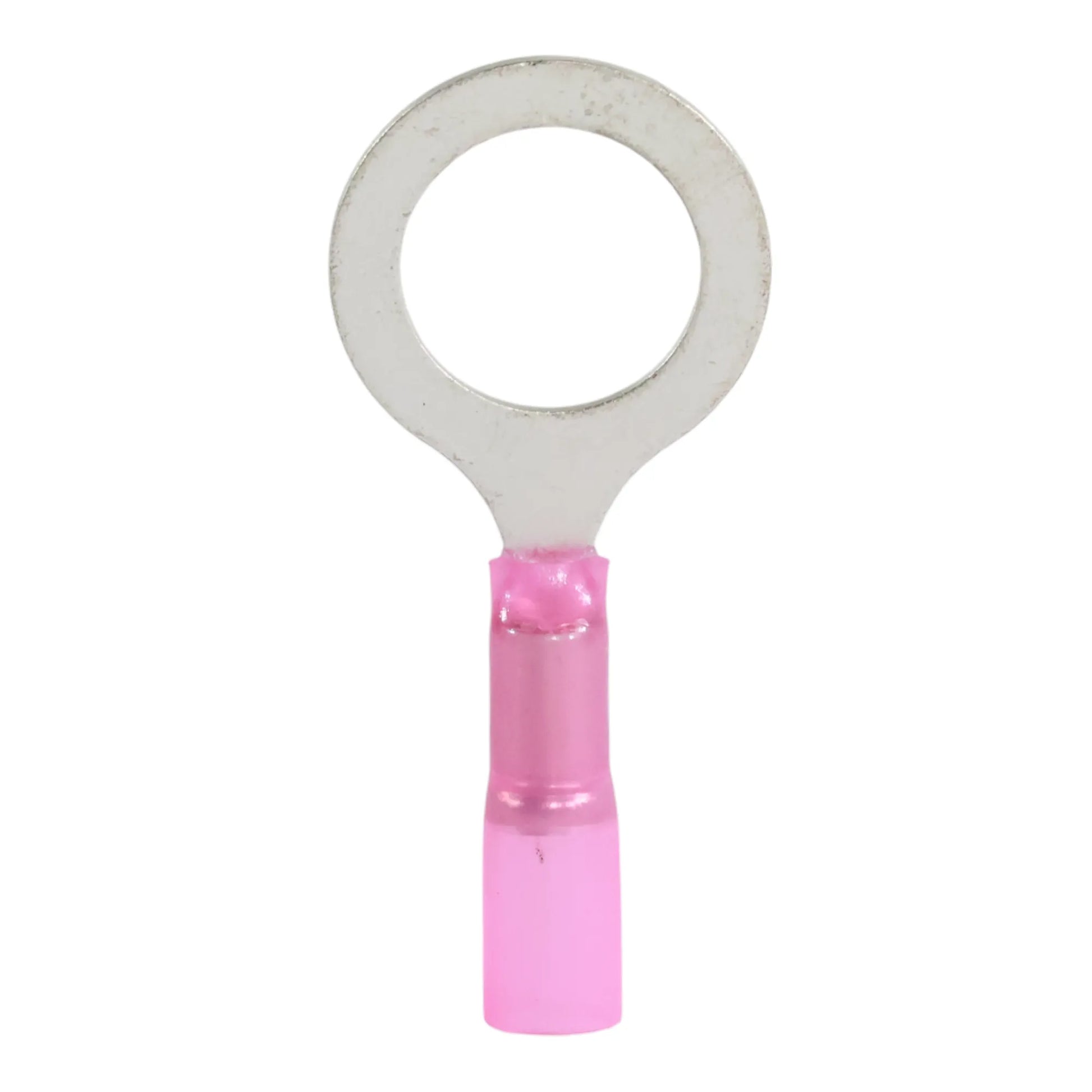 Red heat shrink ring terminal M12 (100 pack) for caravan, rv, and campervan waterproof 12v wiring connections