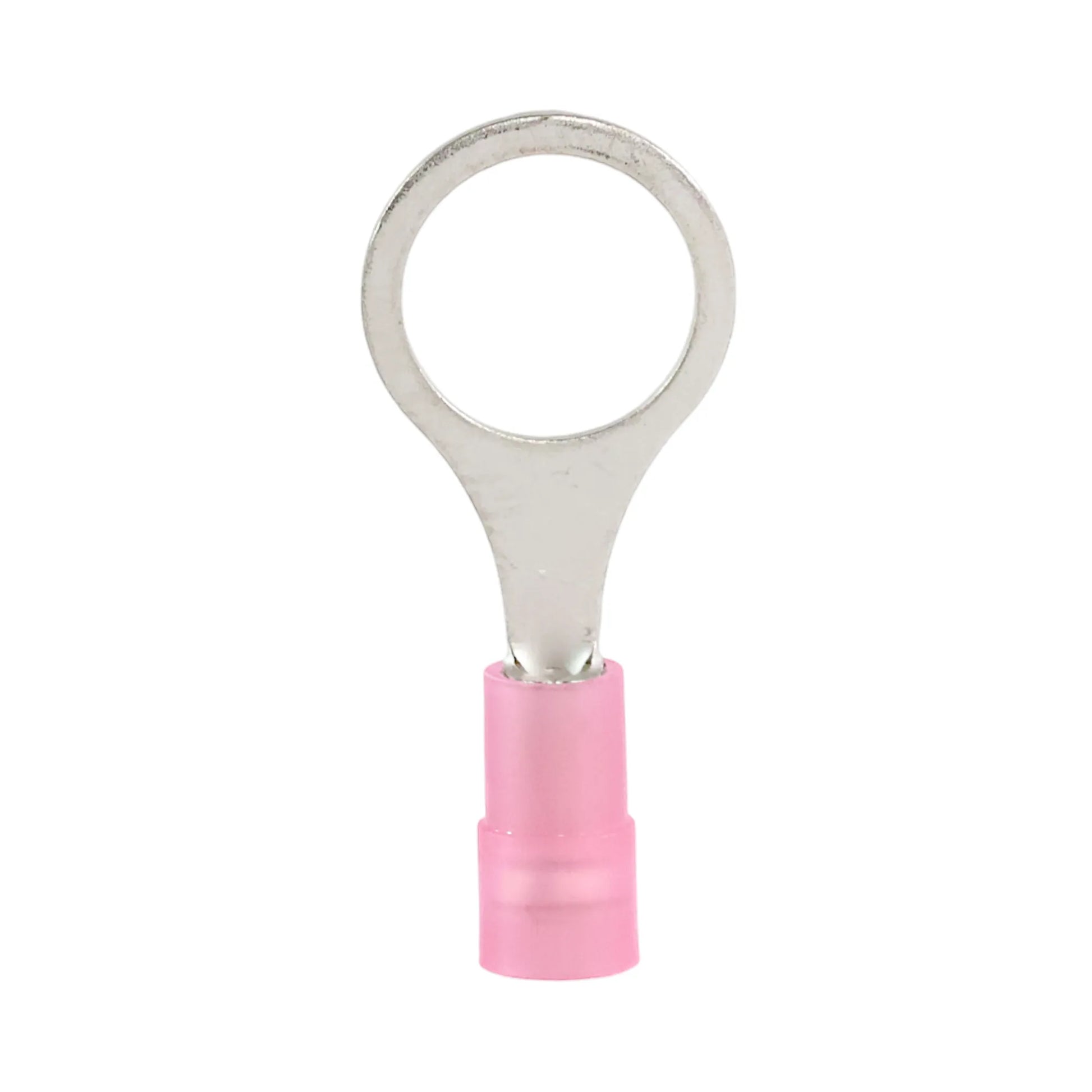 Red nylon insulated ring terminal M10 (100 pack) for caravan, rv, and campervan 12v wiring connections