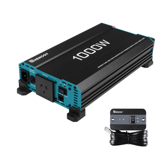 renogy 1000w 12v to 230v pure sine wave inverter with ups function