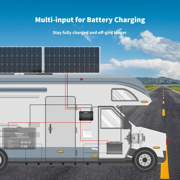 renogy core 30a dc to dc charger with built in mppt for off grid battery setups
