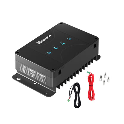 renogy core dcc50s 12v 50a dual input dc to dc mppt charger for caravan and rv