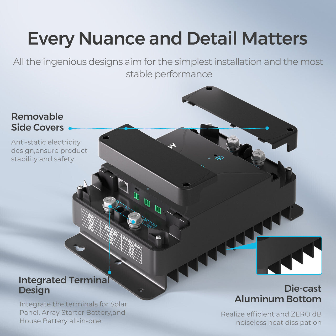 renogy core dc to dc charger with built in mppt for off grid applications