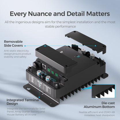 renogy core dc to dc charger with built in mppt for off grid applications