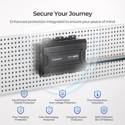 renogy dc dc charger with mppt for rv battery charging