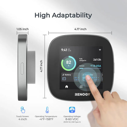 touchscreen power management hub for caravans and rvs