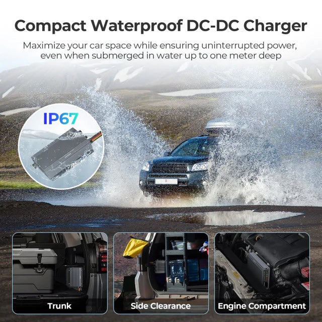 renogy pro 50a mppt dc to dc charger for dual battery caravan systems