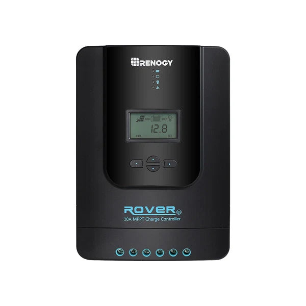 renogy rover li 30 amp mppt solar charge controller for caravans