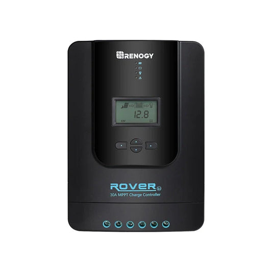 renogy rover li 30 amp mppt solar charge controller for caravans