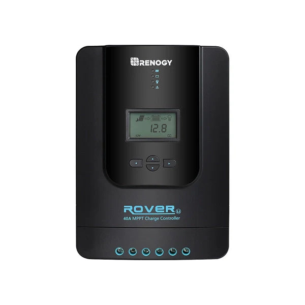 renogy rover li 40a mppt solar charge controller for 12v and 24v systems