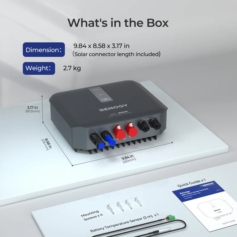 efficient 30a mppt solar controller for battery charging and solar panels