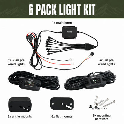 Colour changing LED rock lights for 12v touring vehicles