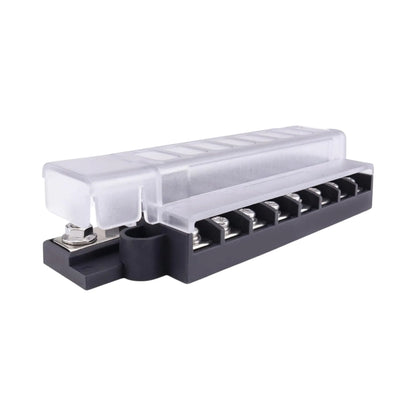 right angle 8 slot screw down blade fuse block for 12v systems