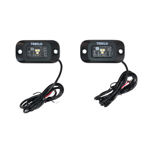 amber rock lights 2 pack displayed on bench