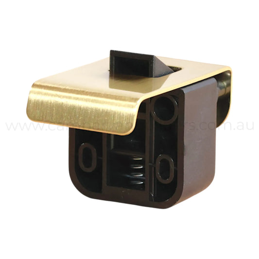 ROKR brushed brass 42mm van locking latch for caravan, rv, and campervan storage doors