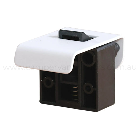 ROKR matte white 42mm van locking latch for caravan, rv, and campervan storage doors