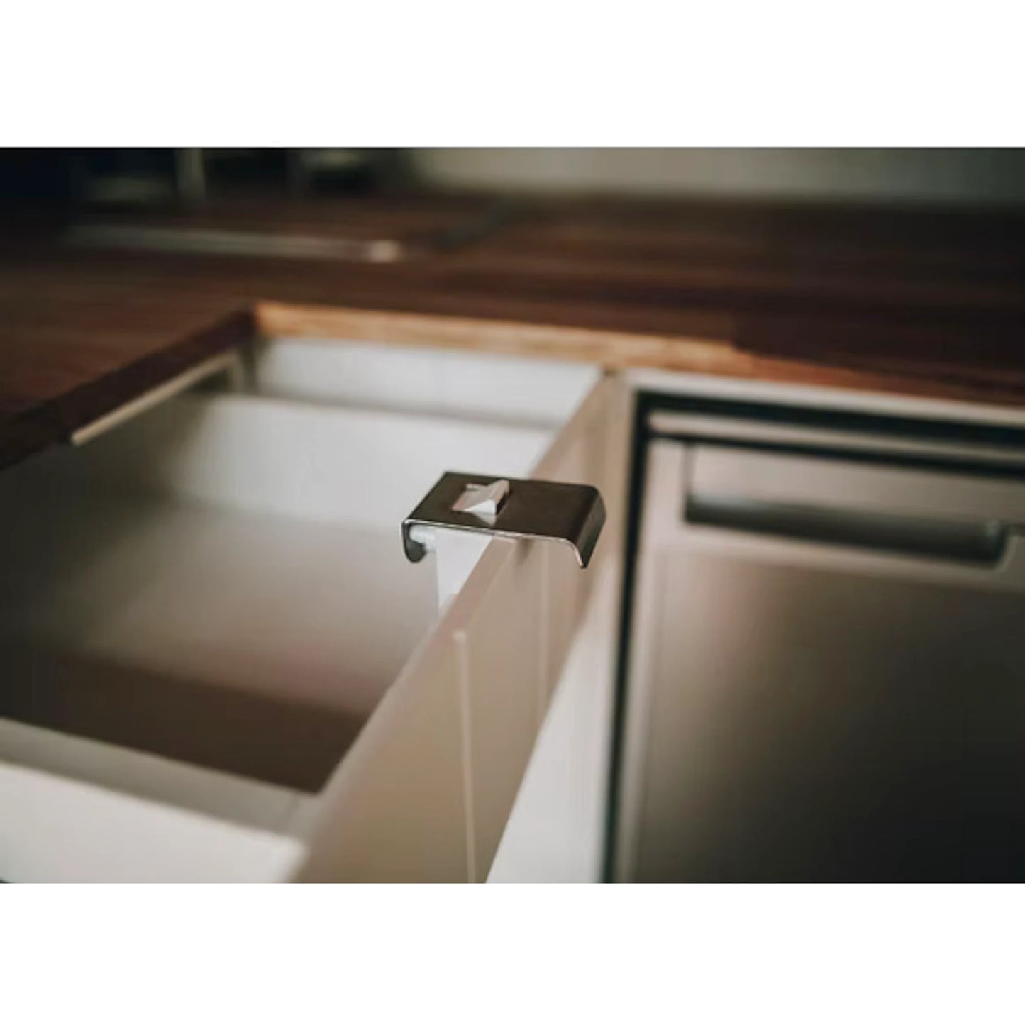 ROKR stainless steel 42mm van locking latch for caravan, rv, and campervan cabinet doors