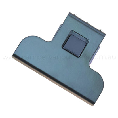 ROKR matte black compression latch for van and caravan storage doors