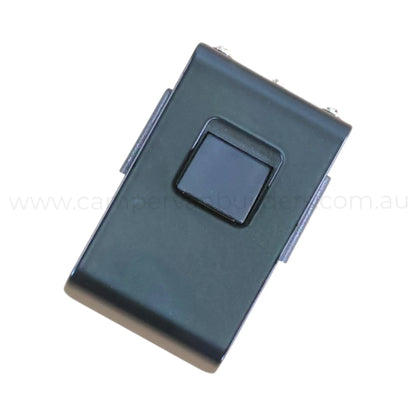 ROKR matte black compression latch for van and caravan storage doors