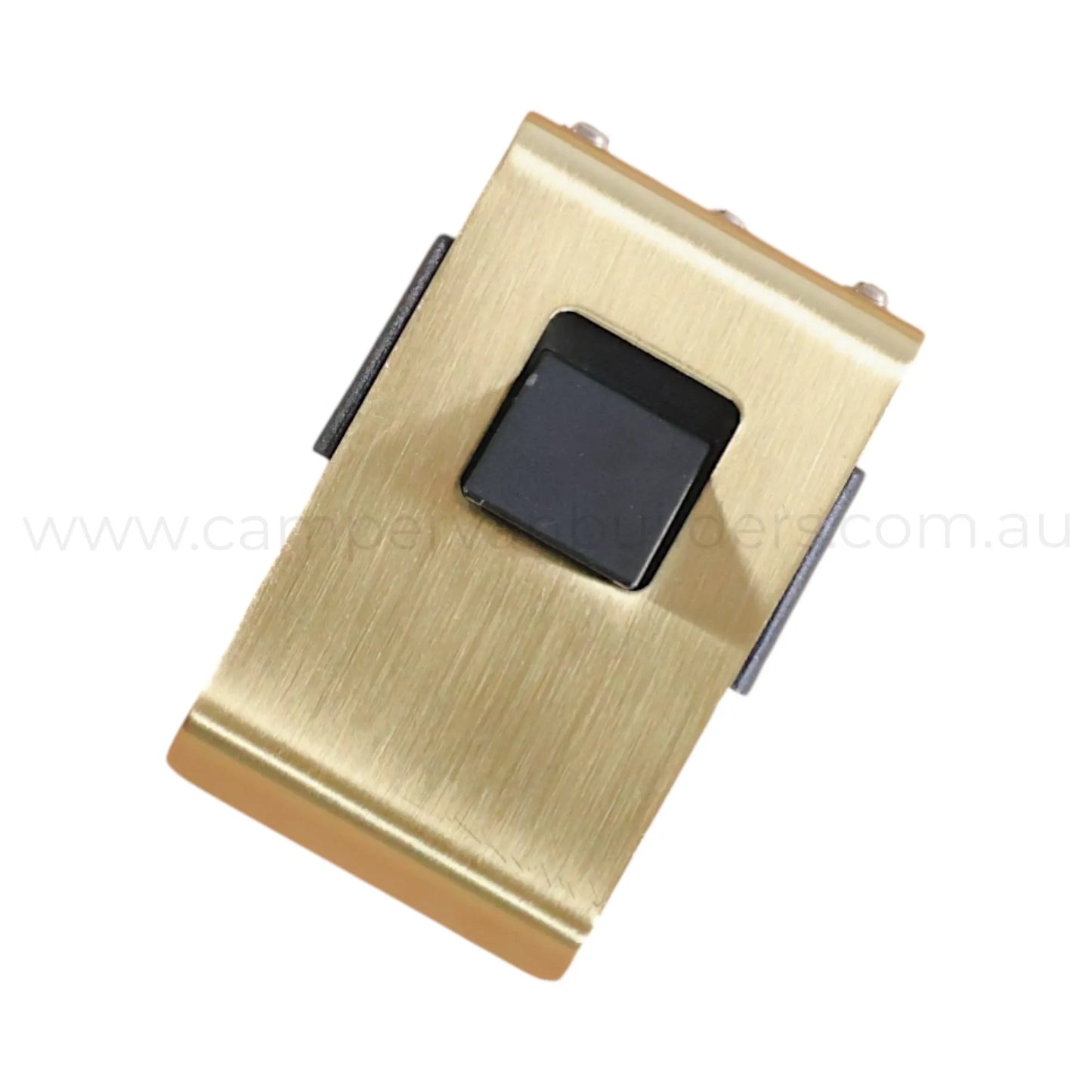 ROKR brushed brass compression latch for van and caravan storage doors