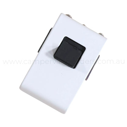 ROKR matte white compression latch for van and caravan storage doors