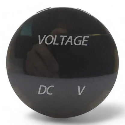 rv round voltmeter for battery monitoring