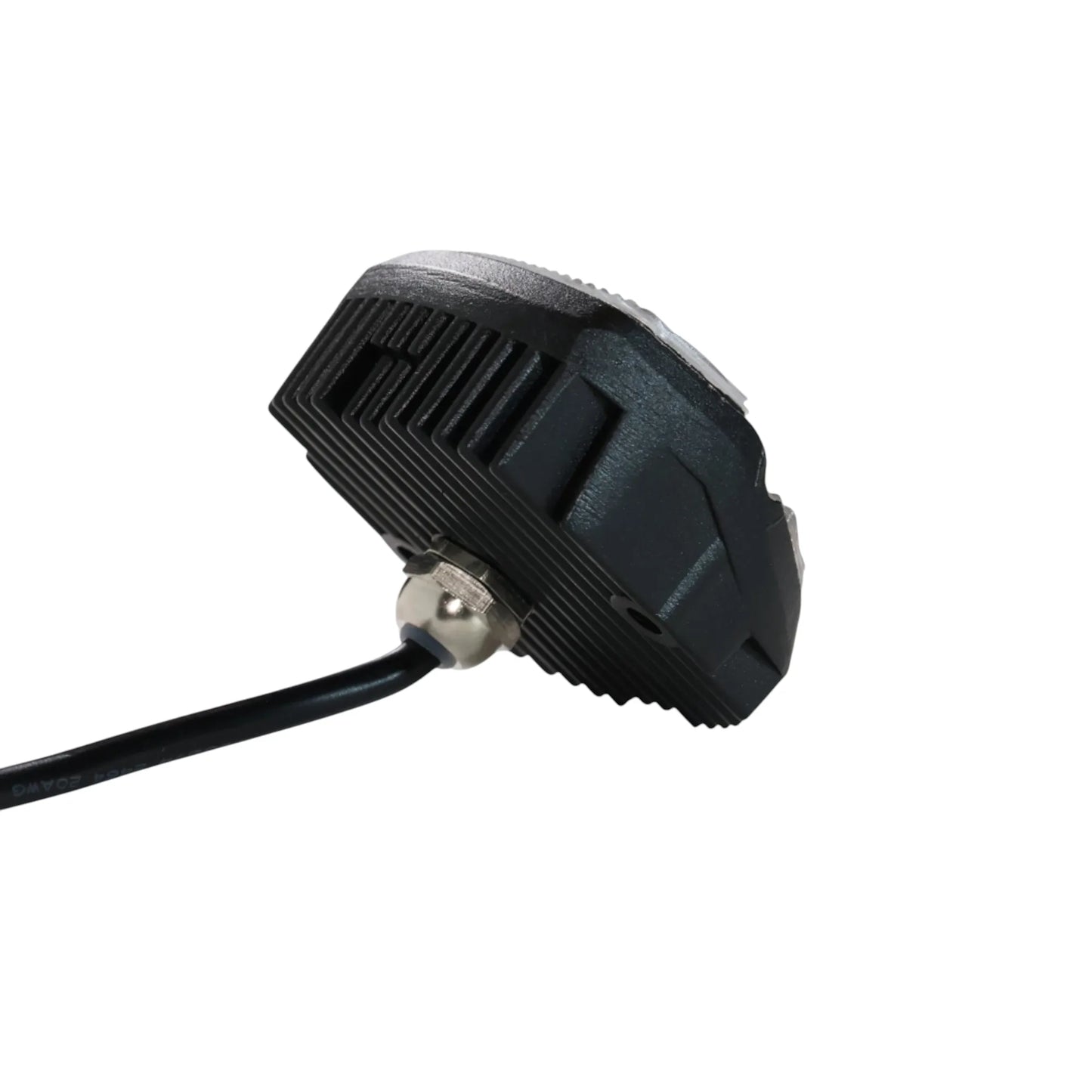 rugged 55mm work light shown with wiring