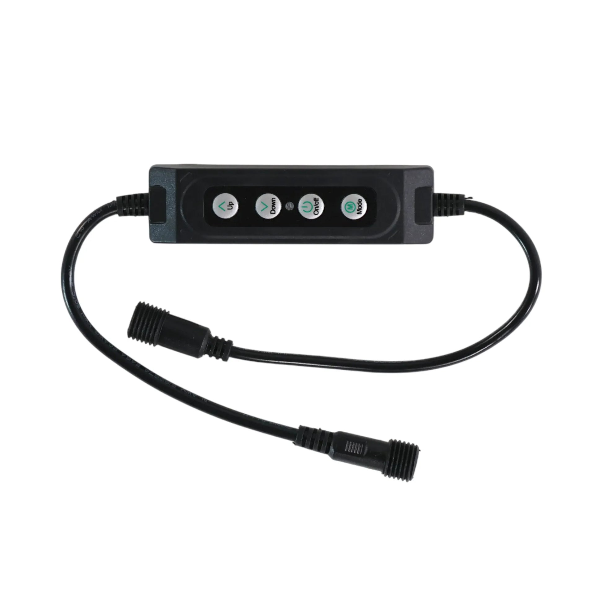 close-up of dual-white area light showing dimmer knob