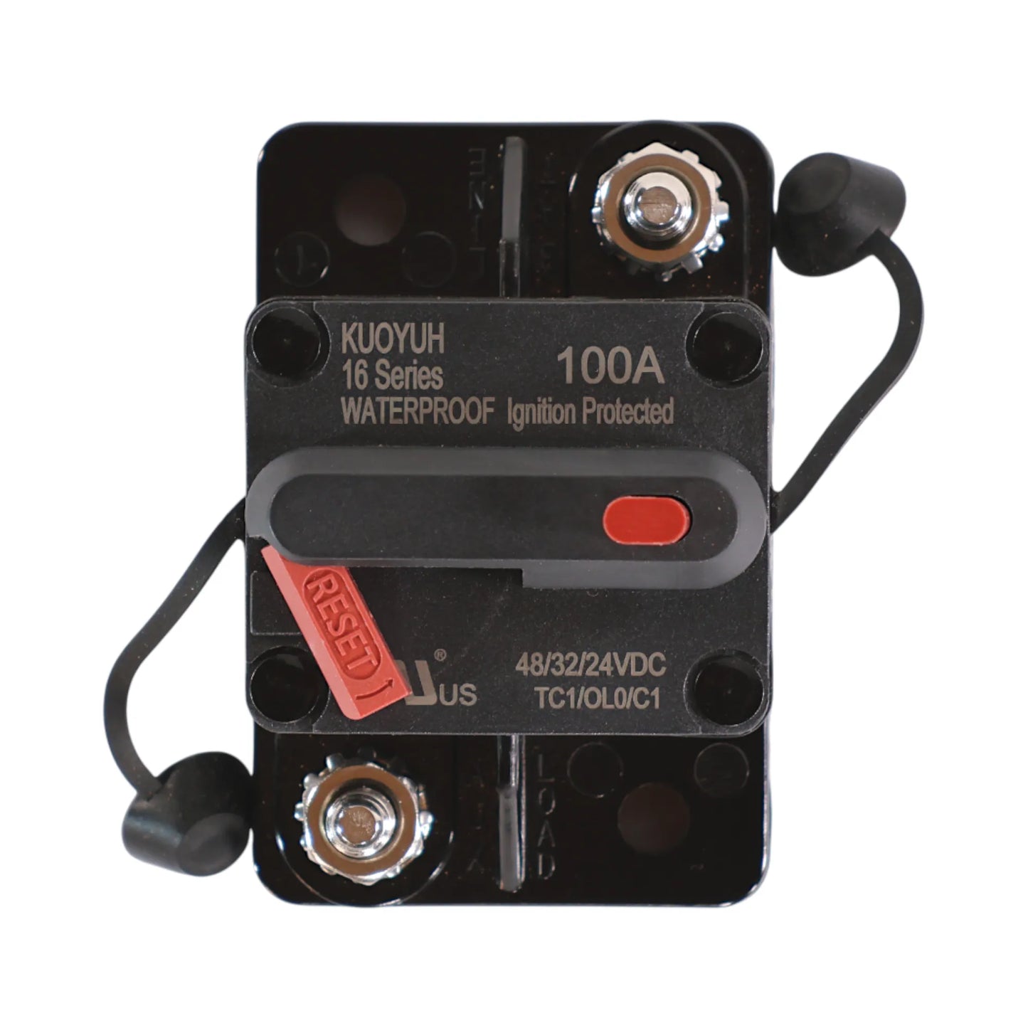 campervan 100a premium circuit breaker for compact electrical panels