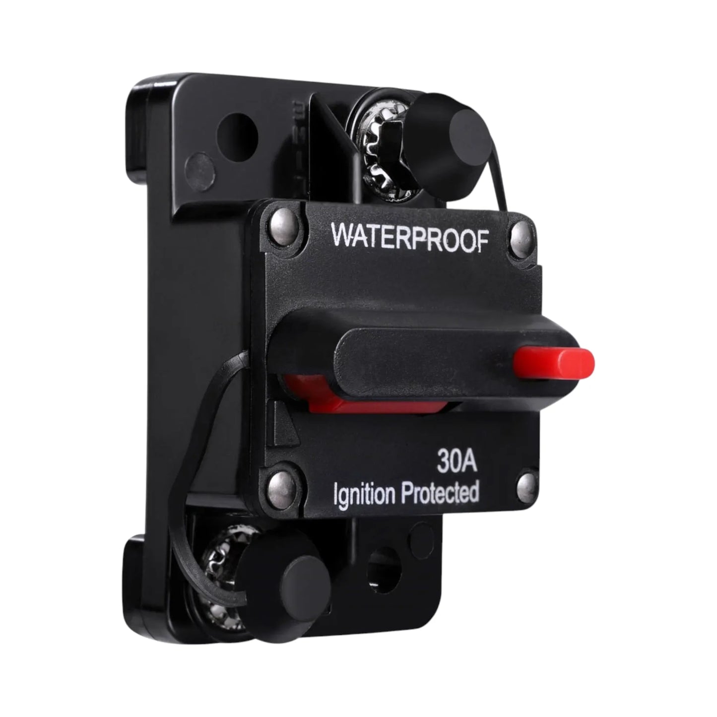 campervan 30a dc breaker flush style for compact electrical panels