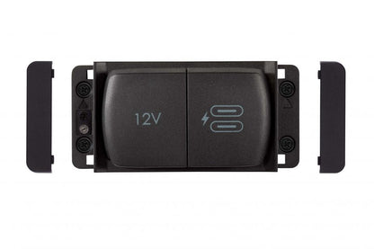 flip pro socket with dual usb c for campervan installs