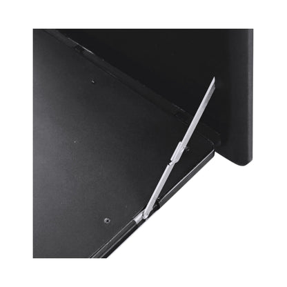 fold-down caravan table with keyless latch