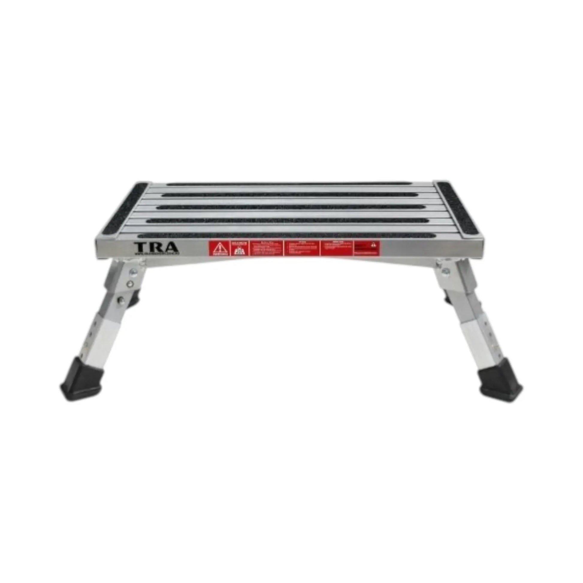 Campervan portable step with adjustable legs for off grid travel