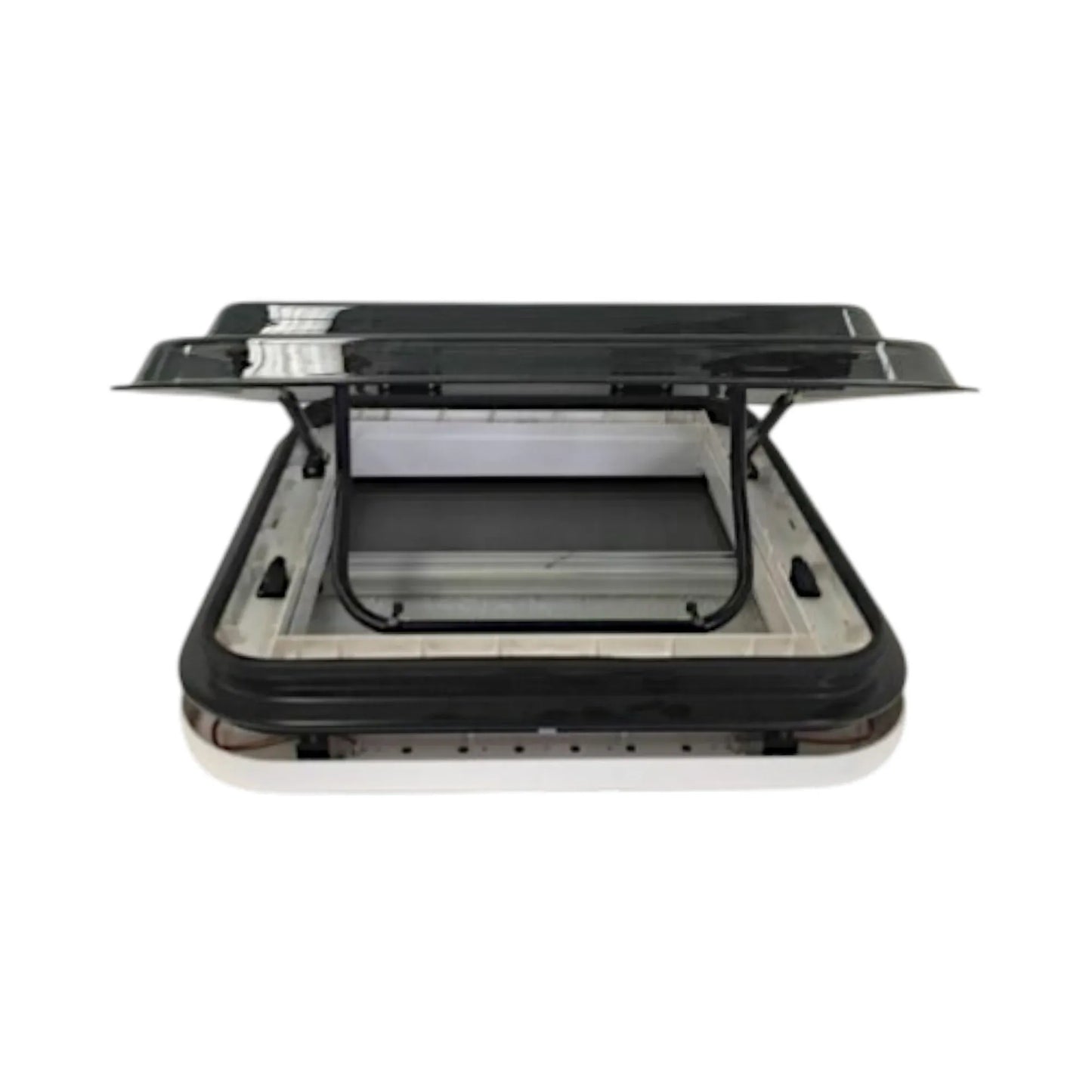 RV roof skylight hatch with 500x500mm cut out for airflow and daylight