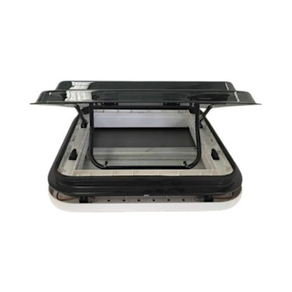 RV roof skylight hatch with 500x500mm cut out for airflow and daylight