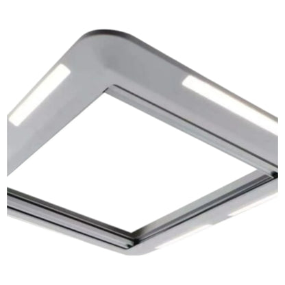 RV skylight roof hatch 400x400mm opening for camper ventilation systems