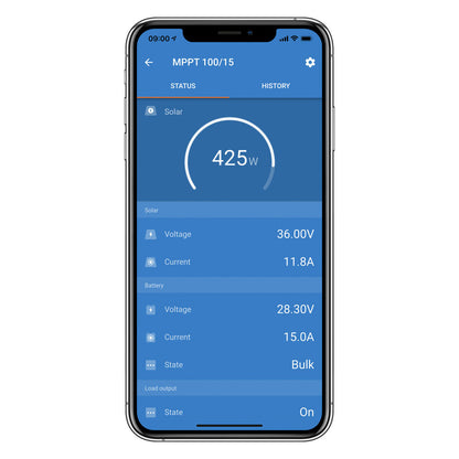 victron mppt 100/20 smartsolar charge controller for multiple voltages