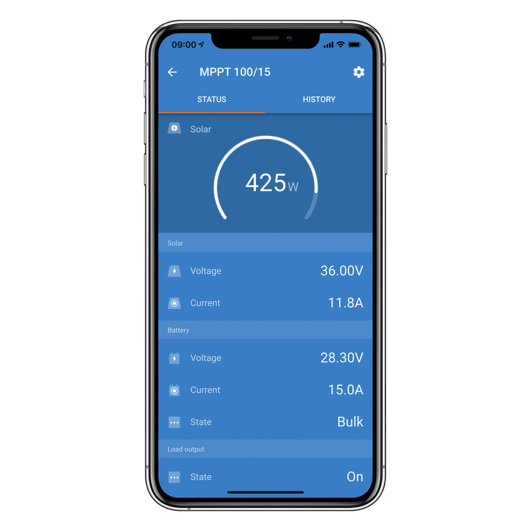 victron mppt 75/15 smartsolar bluetooth charge controller for off grid systems