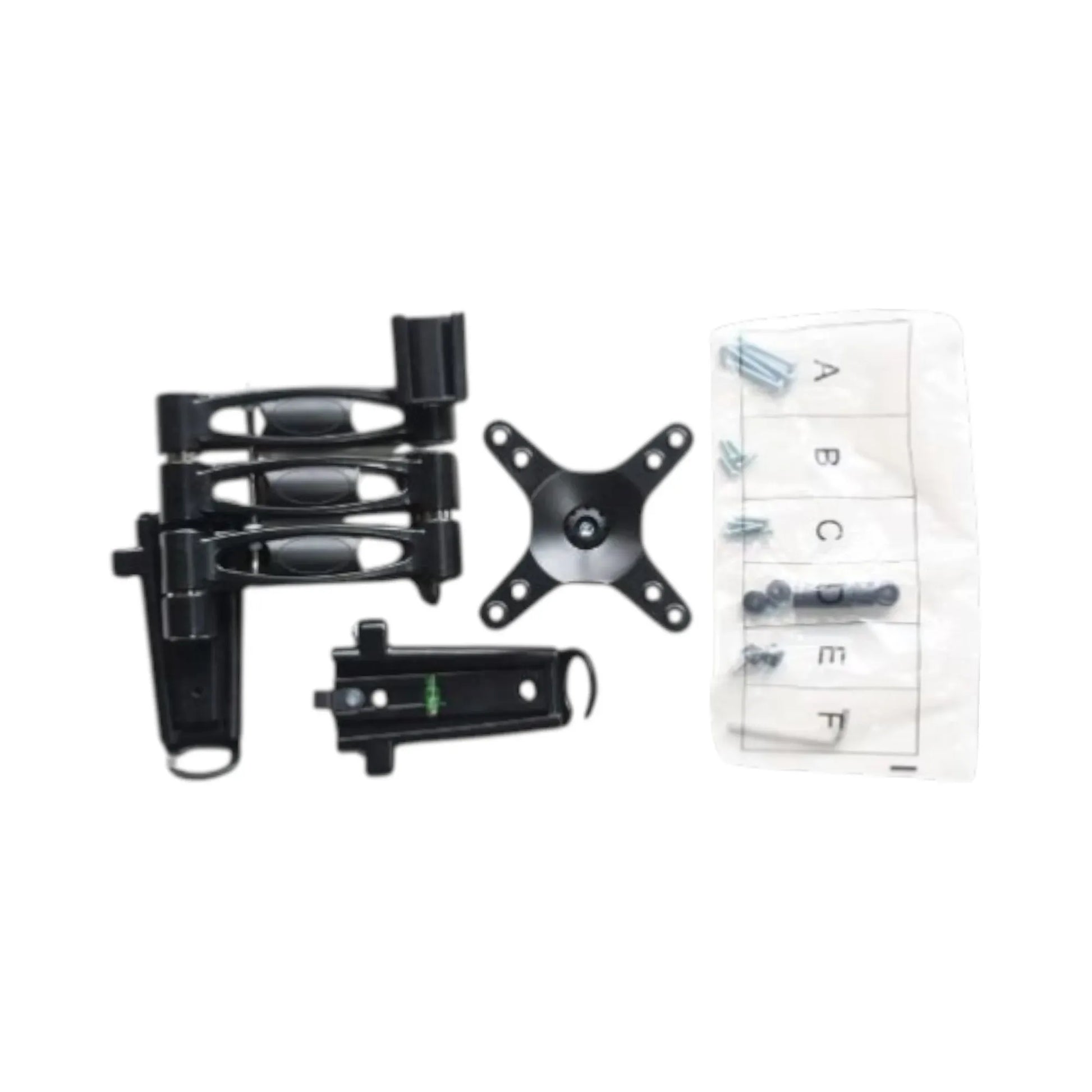 RV folding triple arm TV bracket for secure travel mounting