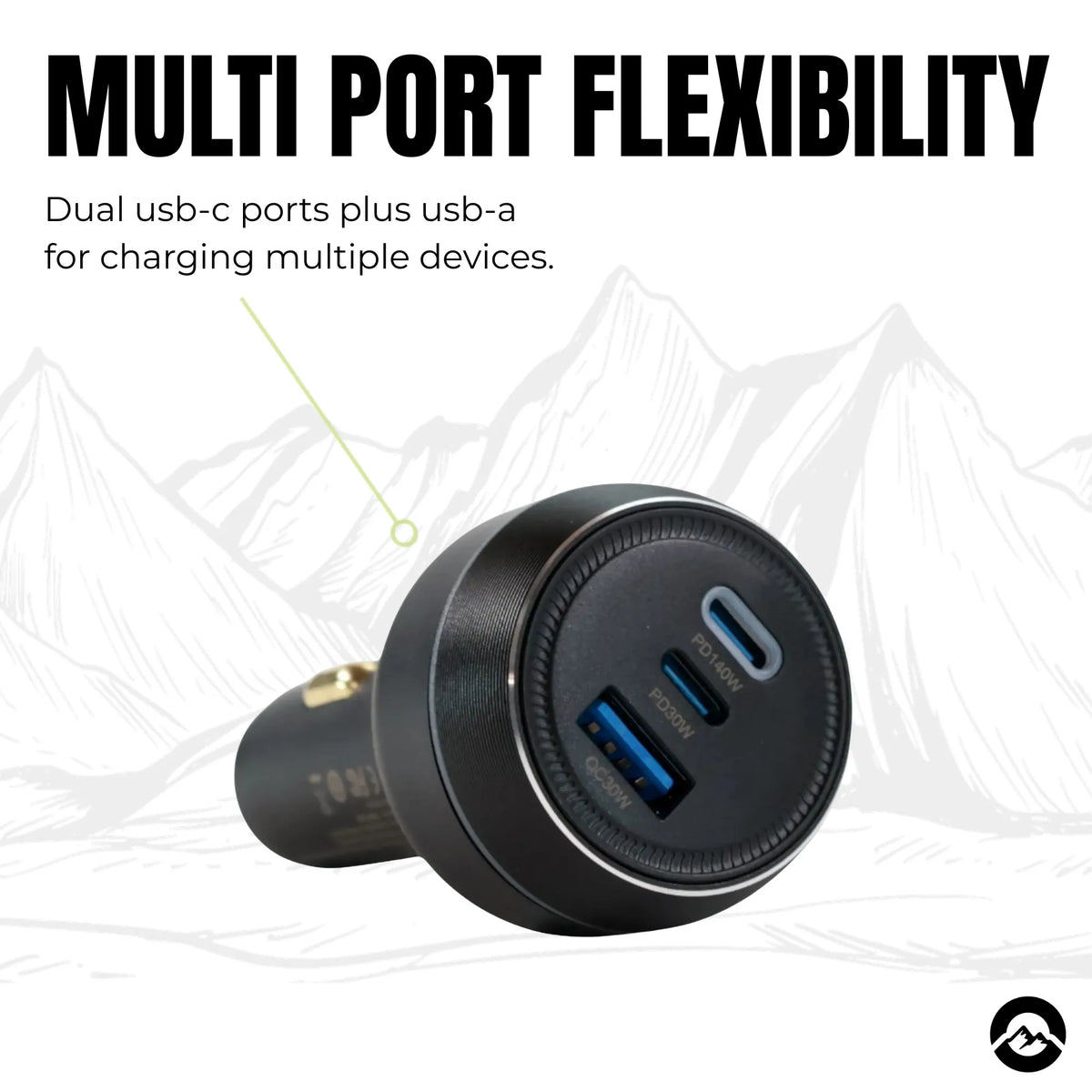 Marine ready USB C power socket for boats and outdoor electrical systems