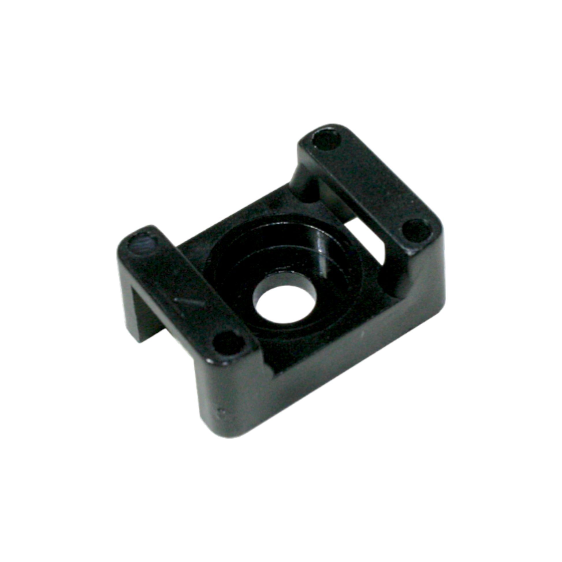 Screw down saddle cable tie mount 22mm x 16mm 100 pack for caravan, rv, and campervan wiring