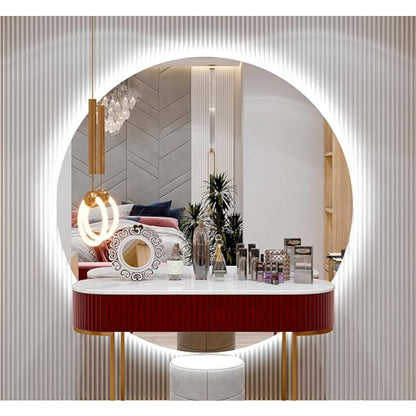 10m cool white neon flex strip glowing on table