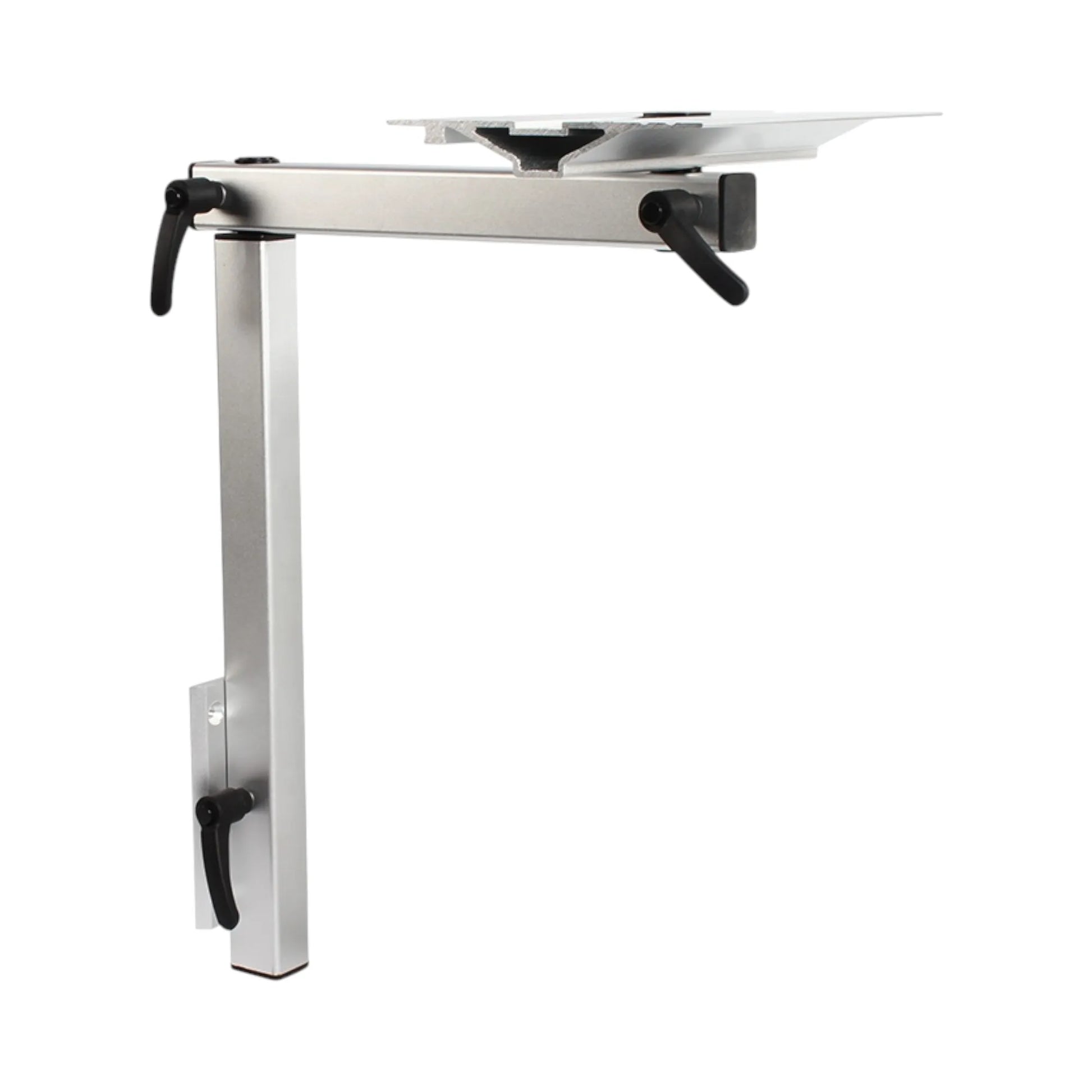 silver 100kg aluminum caravan swivel table heavy duty with adjustable height