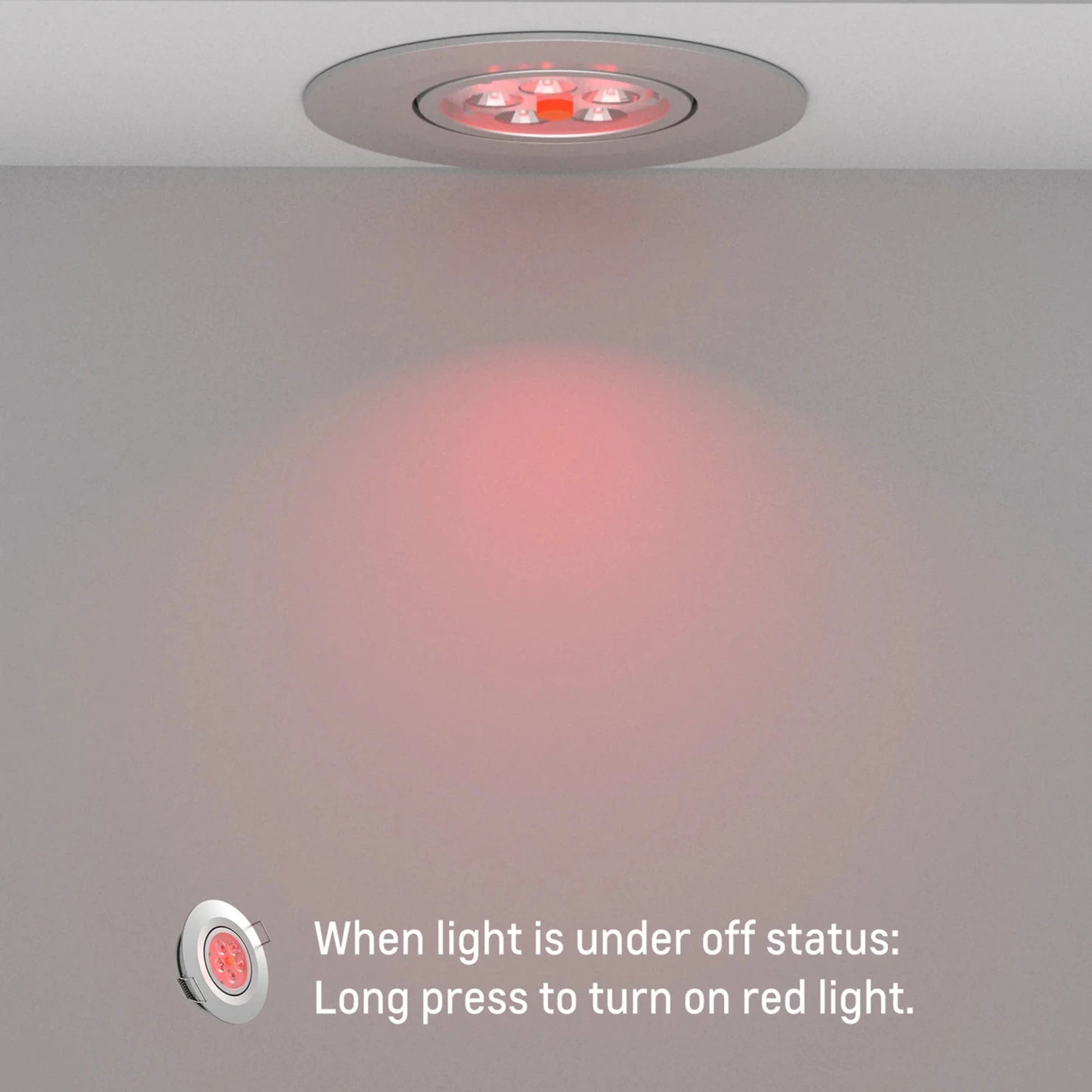 silver recessed LED downlights shown as a pair